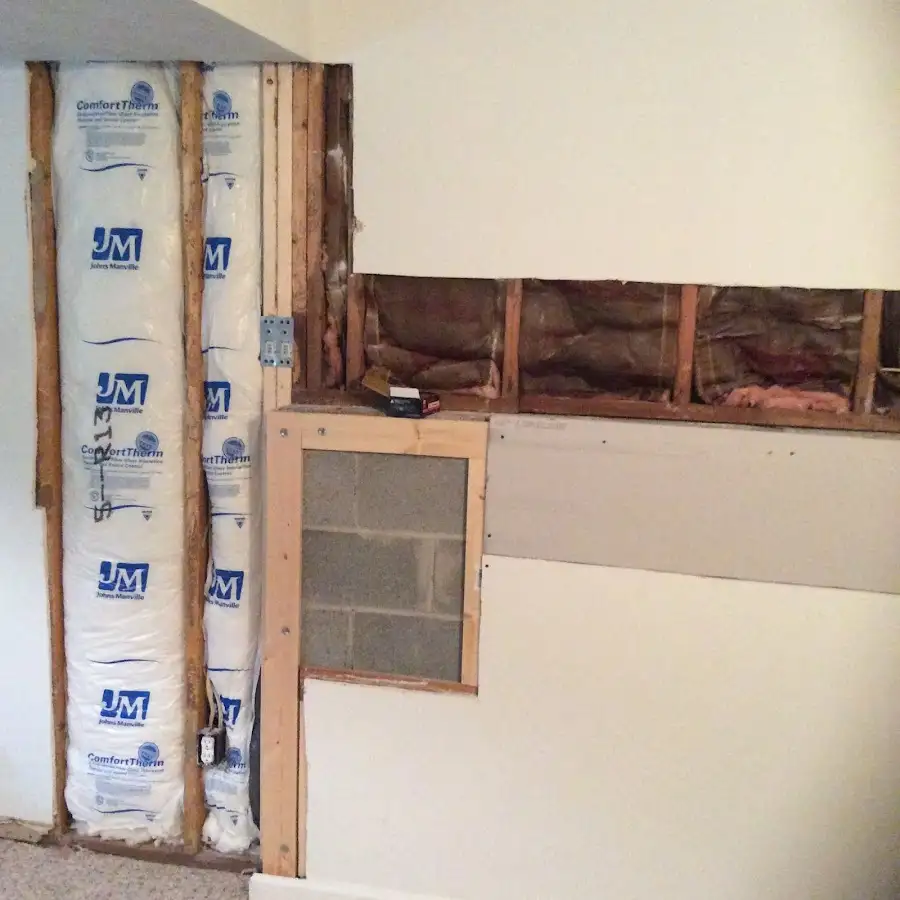 Wall insulation replacement during Odor Removal & Deodorization in Hornell